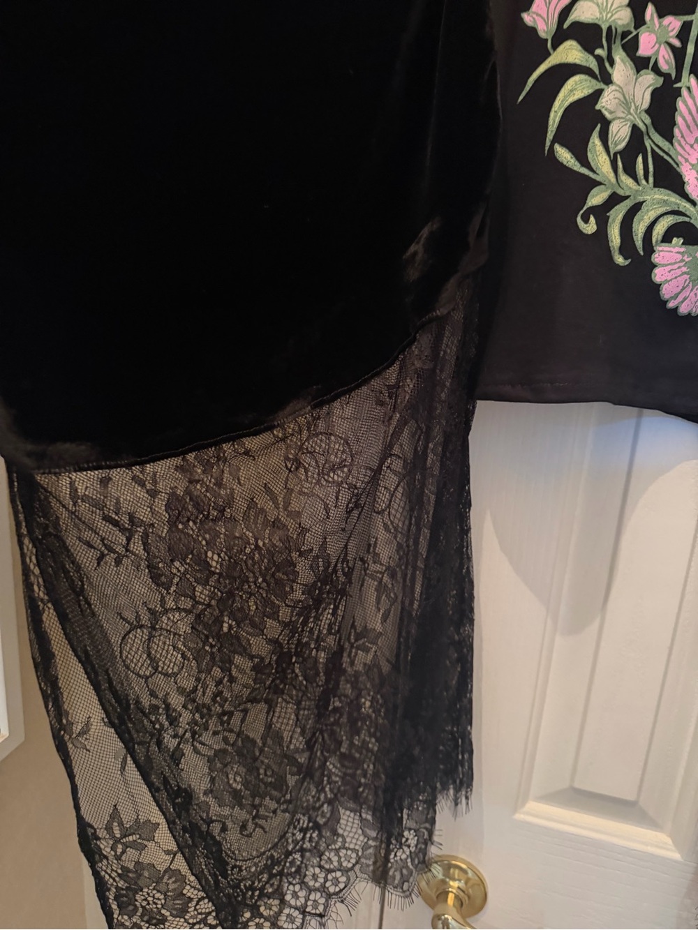 Custom one of a kind Fleetwood Mac poncho - Picture 2 of 5